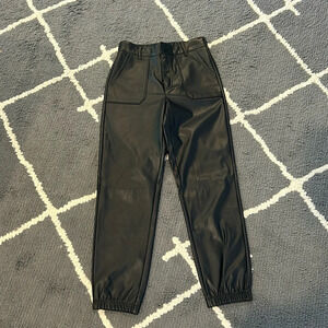 Kendall and Kylie Leather Jogger Pant